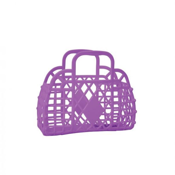 Picture of SUN JELLIES RETRO BASKET PURPLE MINI