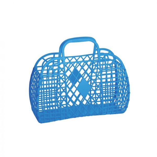 Picture of SUN JELLIES RETRO BASKET SMALL ROYAL BLUE