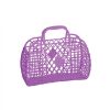 Picture of SUN JELLIES RETRO BASKET SMALL PURPLE