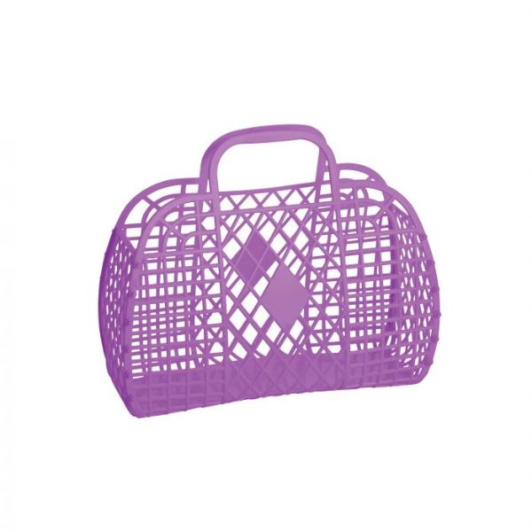 Picture of SUN JELLIES RETRO BASKET SMALL PURPLE