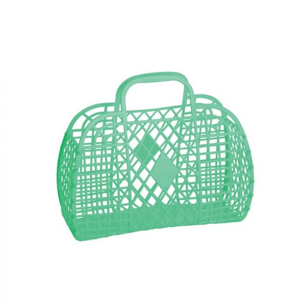 Picture of SUN JELLIES RETRO BASKET SMALL GREEN