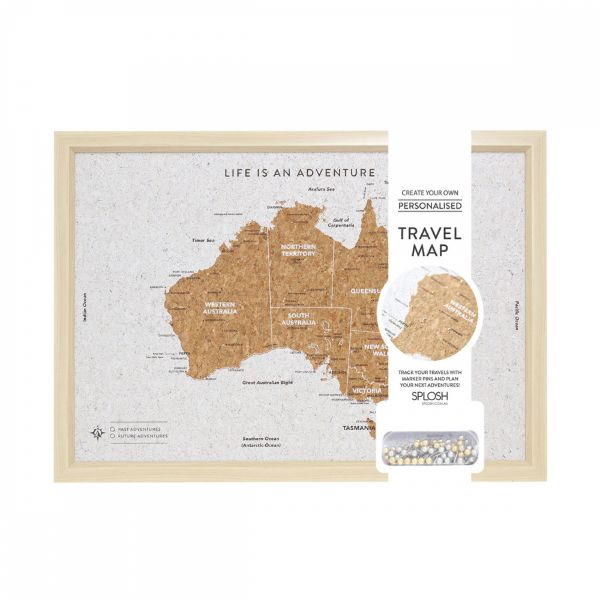 Picture of TRAVEL BOARD AUSTRALIA MAP SMALL