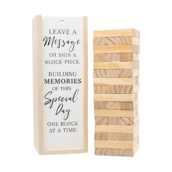 Picture of WEDDING SIGNATURE JENGA TOWER