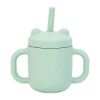 Picture of MINI SIPPI BEAR CUP WITH HANDLES - MOSS