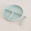 Picture of SILICONE SUCTION DIVIDED PLATE - LILAC