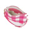 Picture of CAPRI PINK AND GINGHAM LARGE CROSSBODY BAG