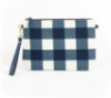 Picture of CAPRI NAVY AND WHITE GINGHAM SMALL CROSSBODY BAG