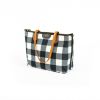 Picture of CAPRI BLACK AND WHITE GINGHAM TOTE