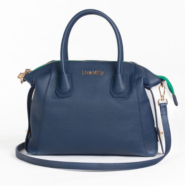 Picture of ELOISE NAVY HANDBAG