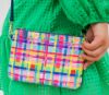 Picture of LORDIE DORDIE RAINBOW GINGHAM LARGE CROSSBODY BAG