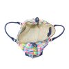 Picture of LORDIE DORDIE RAINBOW GINGHAM OVERNIGHT BAG