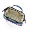 Picture of LORDY DORDIE RAINBOW GINGHAM GRAB BAG NAVY