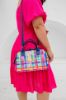 Picture of LORDY DORDIE RAINBOW GINGHAM GRAB BAG NAVY