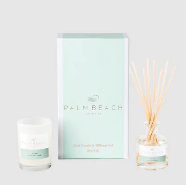 Picture of MINI CANDLE AND DIFFUSER GIFT PACK - SEA SALT