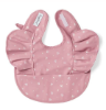 Picture of PINK FLEUR FRILL SNUGGLE BIB