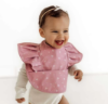 Picture of PINK FLEUR FRILL SNUGGLE BIB