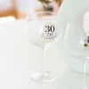 Picture of 30TH BIRTHDAY BALLOON GLASS SIP CELEBRATION