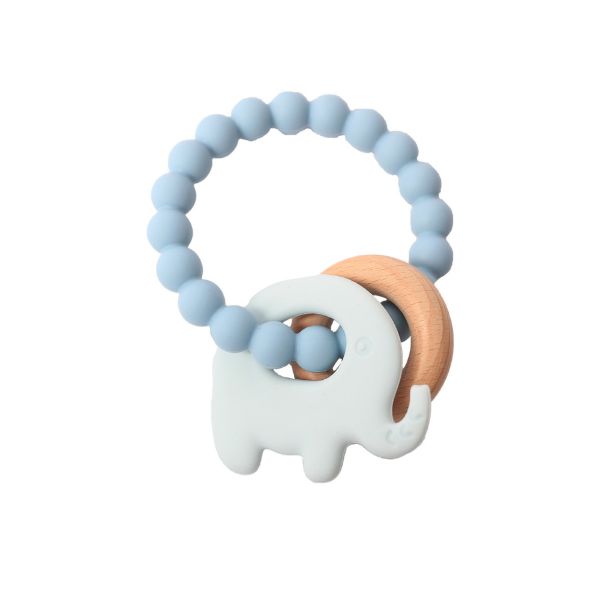 Picture of BLUE ELEPHANT SILICONE TEETHER