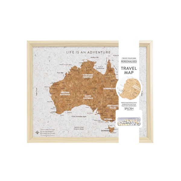 Picture of TRAVEL BOARD AUSTRALIA DESK MAP