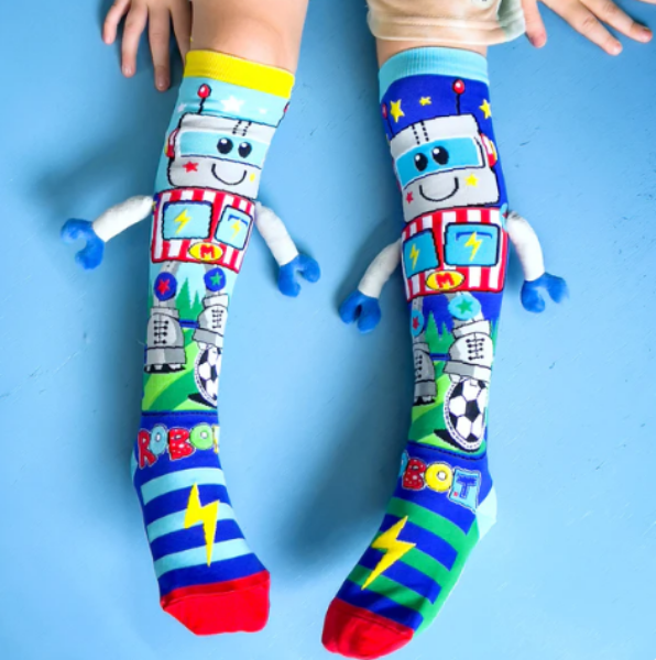 Picture of ROBOT SOCKS AGE 3-5