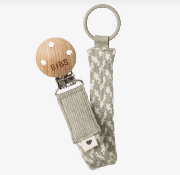 Picture of PACIFIER CLIP - IVORY & SAND