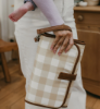 Picture of CHANGE MAT CLUTCH GINGHAM BEIGE