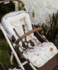 Picture of OIOI PRAM SEAT LINER WILDFLOWER FLEECE