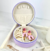 Picture of ROUND JEWELLERY BOX VIOLET MINDFUL MARLO