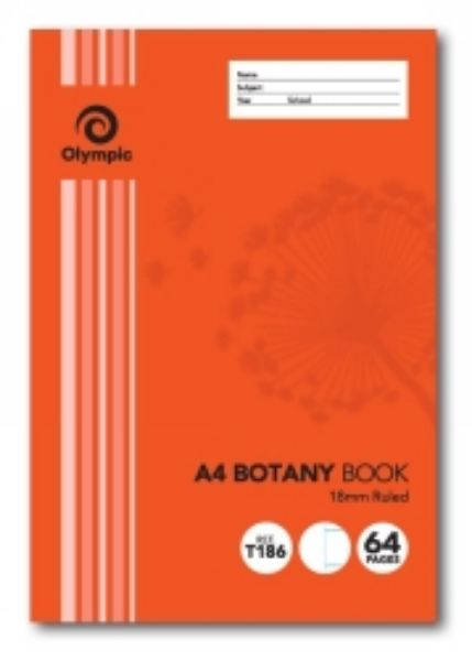 Picture of BOTANY BOOK OLYMPIC A4 18MM 64Pg