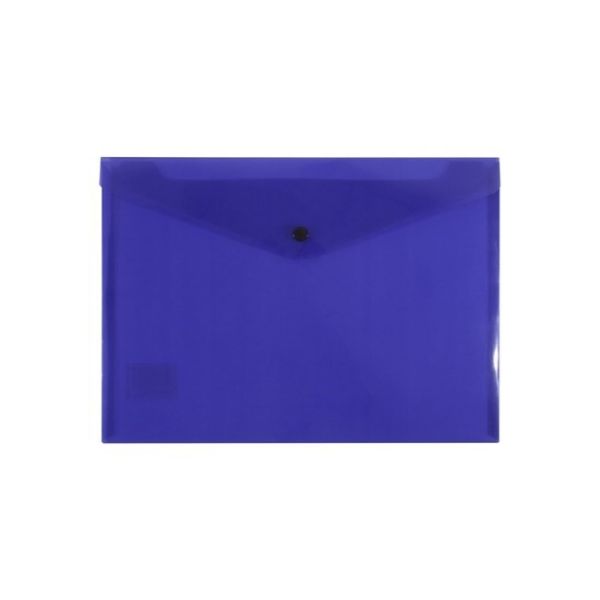 Picture of DOCUMENT FOLDER BANTEX A4 BUTTON PURPLE