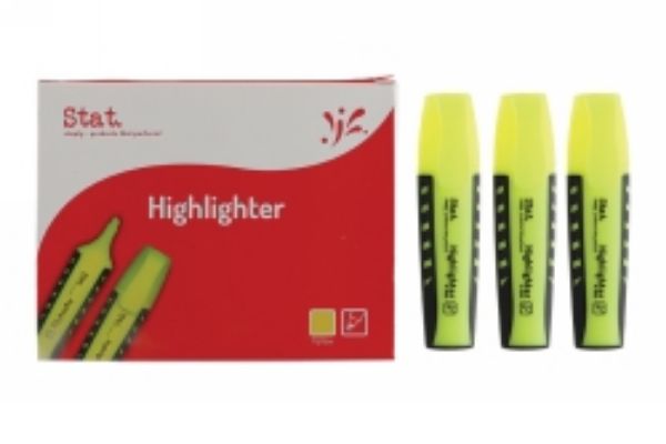 Picture of HIGHLIGHTER STAT YELLOW EACH