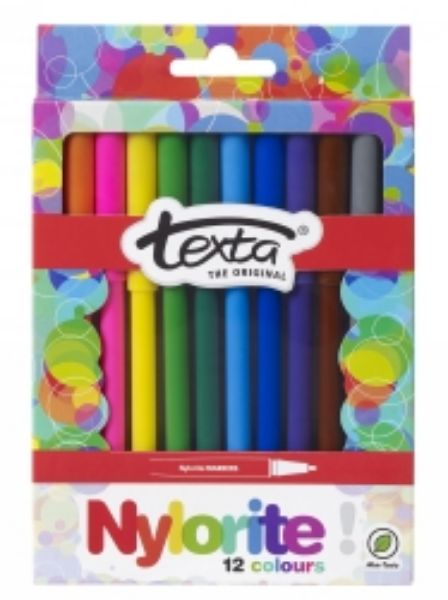 Picture of MARKER TEXTA NYLORITE PACK 12