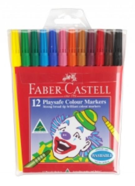 Picture of MARKER FABER-CASTELL PLAYSAFE COLOUR PENS