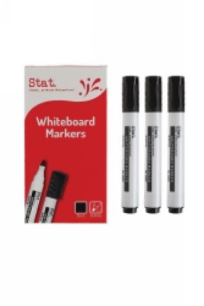 Picture of MARKER WHITEBOARD STAT 2.0MM BULLET BLACK