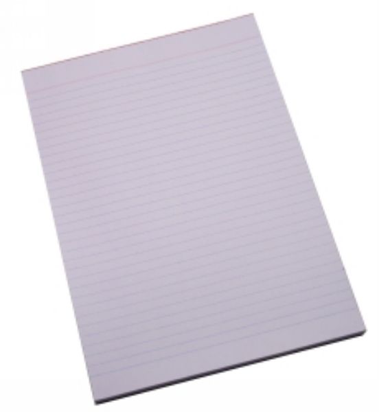 Picture of OFFICE PADS QUILL A4 BANK RULED 100LF