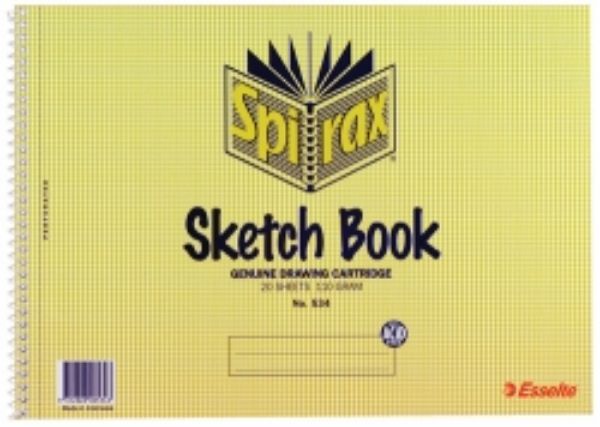 Picture of SKETCH BOOK SPIRAX #534 A4