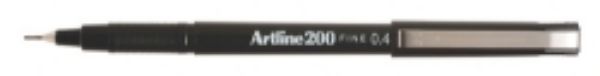 Picture of PEN ARTLINE 200 0.4MM FINELINE BLACK