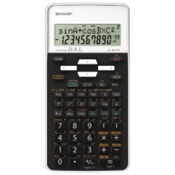 Picture of CALCULATOR SHARP EL531THB-WH SCIENTIFIC