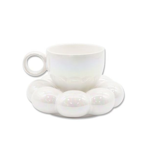 Picture of LOTTIE MUG & SAUCER SET PEARL