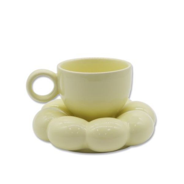 Picture of LOTTIE MUG & SAUCER SET YELLOW