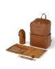 Picture of OIOI MULTITASKER NAPPY BACKPACK CHESTNUT BROWN FAUX LEATHER